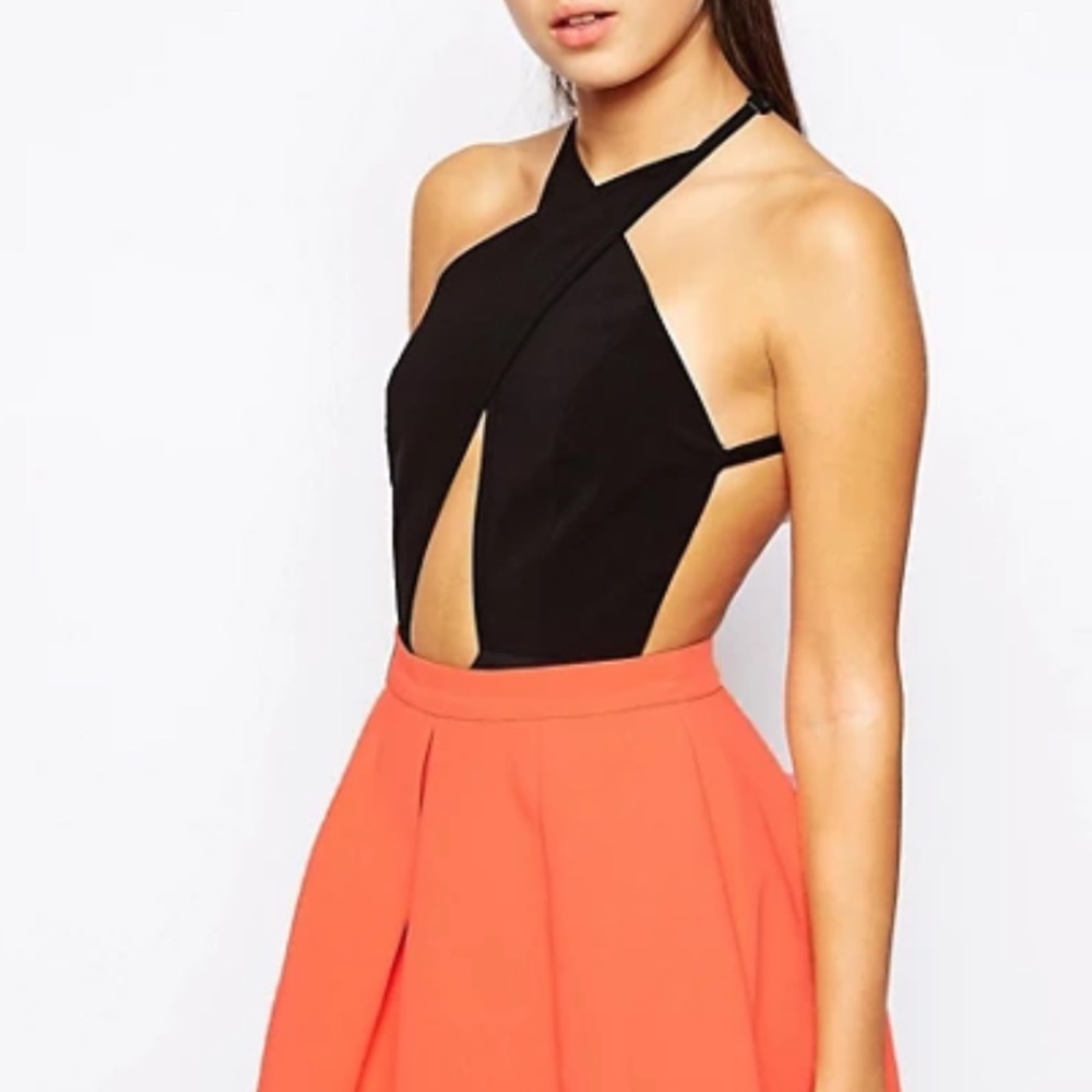 🖤 AQ AQ black backless bodysuit SO sexy